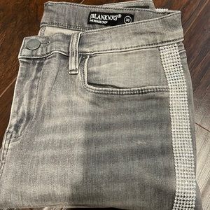 Gray denim jeans. NEW without tags. NEVER WORN